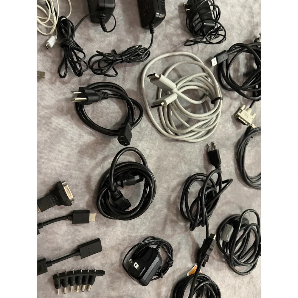 Mixed Lot Cables & Power Adapters, Universal Compatible, USB Charging
